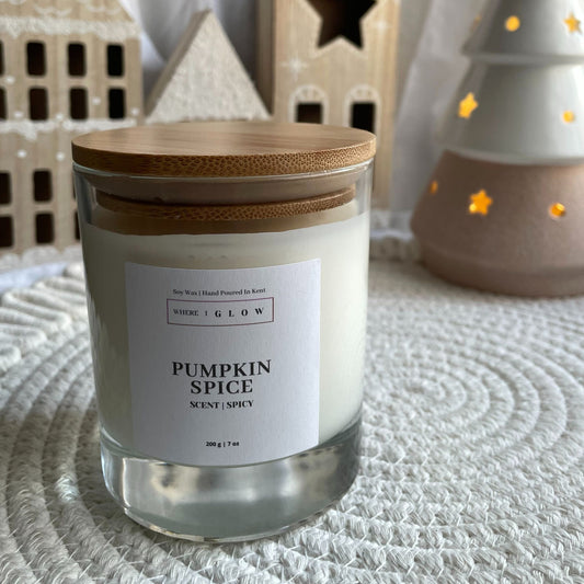 Pumpkin Spice Candle Luxury Home Fragrance