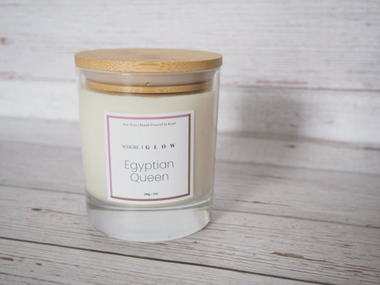 Egyptian Queen Spicy Soy Candle 7oz by Where I Glow
