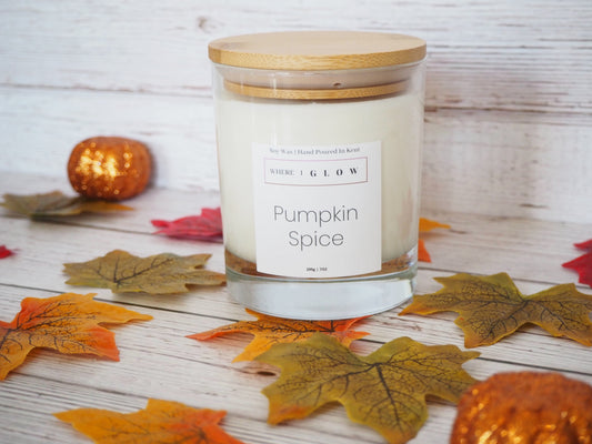 Pumpkin Spice Spicy Soy Candle 7oz by Where I Glow