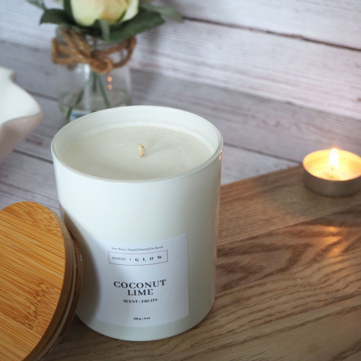 Coconut and Lime Soy Candle 8 oz