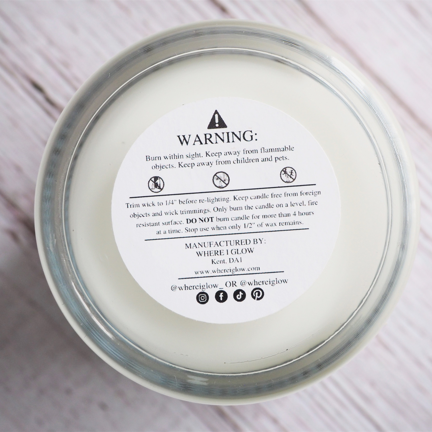 Coconut Lime Fruity Summer Soy Candle 7 oz by Where I Glow